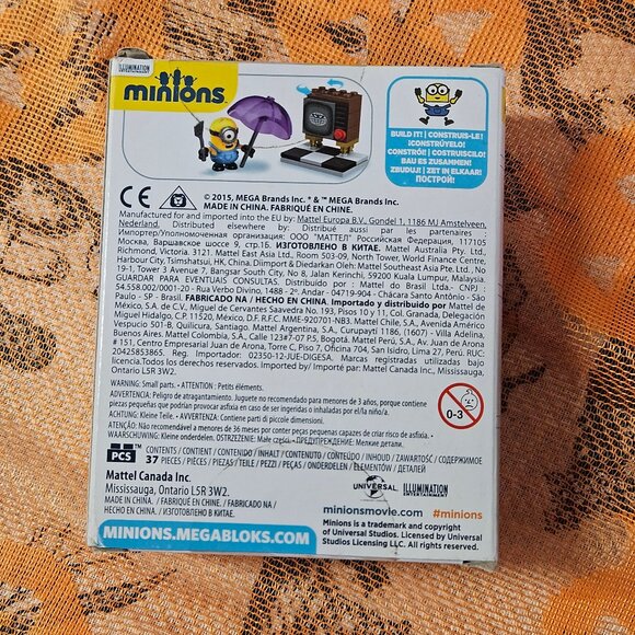 Mega Bloks Minions Silly TV Building Set - 37 Pcs - CNF49 - New Sealed - Picture 2 of 6